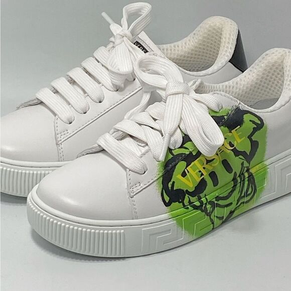 Versace Kids Medusa Smile low-top sneakers size 34 - Picture 3 of 13